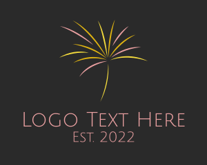 New Year - New Year Holiday Fireworks logo design