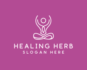 Holistic Healing Yoga logo design