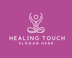 Holistic Healing Yoga logo design