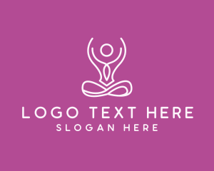 Meditation - Holistic Healing Yoga logo design