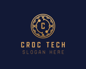 Digital Cryptocurrency Tech logo design