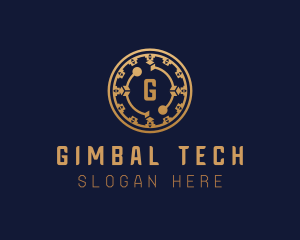 Digital Cryptocurrency Tech logo design