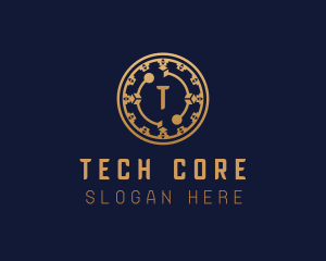 Digital Cryptocurrency Tech logo design