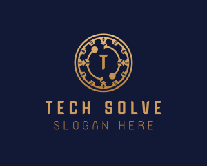 Digital Cryptocurrency Tech logo design