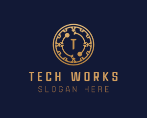 Digital Cryptocurrency Tech logo design