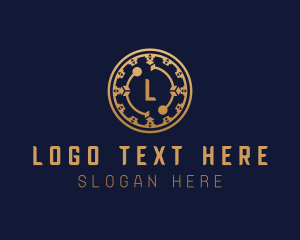 Cryptography - Digital Cryptocurrency Tech logo design