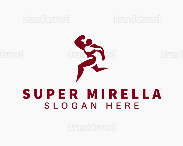 Sports Running Athlete Logo