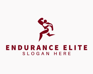 Triathlon - Sports Running Athlete logo design