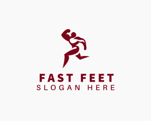 Running - Sports Running Athlete logo design