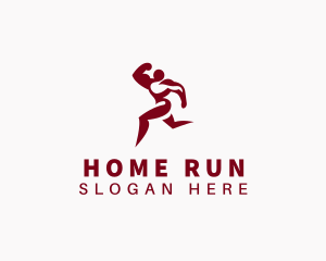 Sports Running Athlete logo design