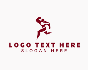 Athlete - Sports Running Athlete logo design