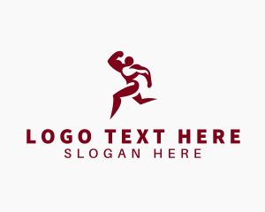 Sports Running Athlete Logo