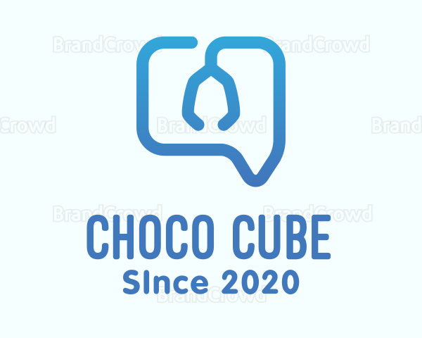 Blue Medical Chat Logo