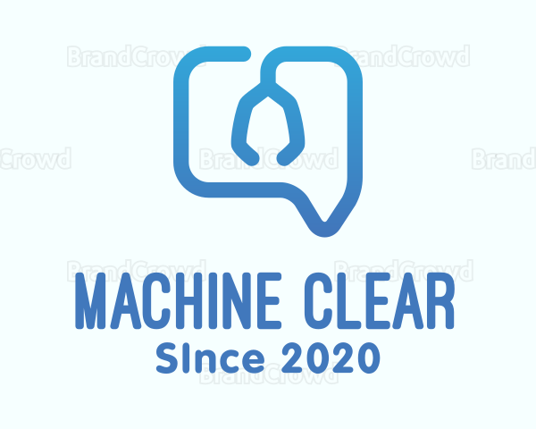 Blue Medical Chat Logo