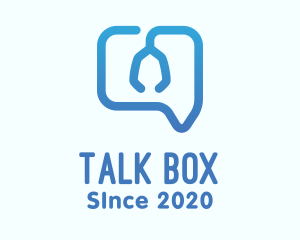 Chat Box - Blue Medical Chat logo design