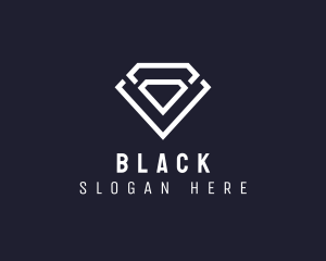 Diamond Gem Crystal Logo