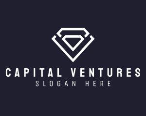 Capital - Diamond Gem Crystal logo design