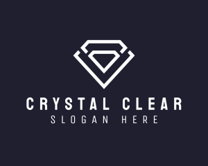 Crystal - Diamond Gem Crystal logo design
