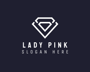 Diamond Gem Crystal logo design