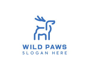 Animal - Wild Animal Deer logo design