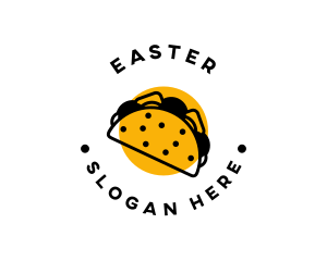 Mexican Taco Snack Logo