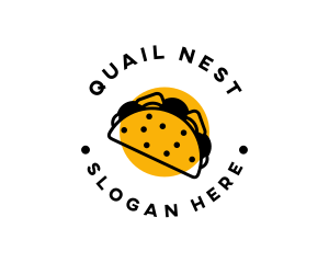 Mexican Taco Snack Logo