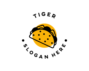 Mexican Taco Snack Logo