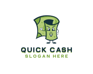 Cash - Money Cash Currency logo design