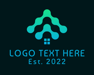 Apartment - Digital Tech House logo design