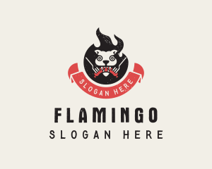 Flame Barbecue Grill Logo
