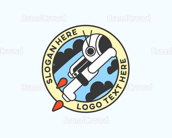 Astronaut Spaceman Suit Logo