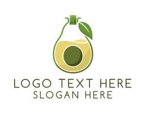 Grocery - Organic Avocado Juice logo design