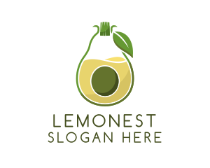Cold - Organic Avocado Juice logo design