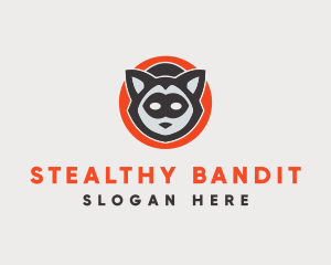 Robber - Wild Raccoon Mask logo design