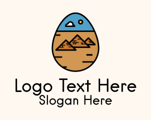 Ancient Pyramid Egg  Logo