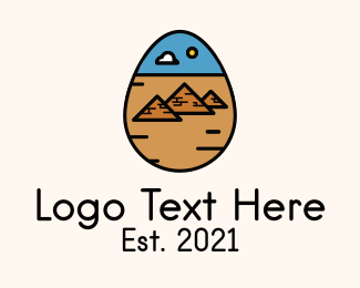 Ancient Pyramid Egg  Logo