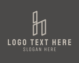 Minimalist Professional Furniture Letter H  Logo