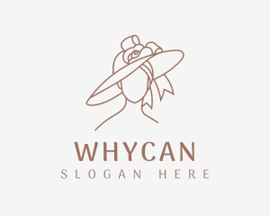 Elegant fashion Hat Logo