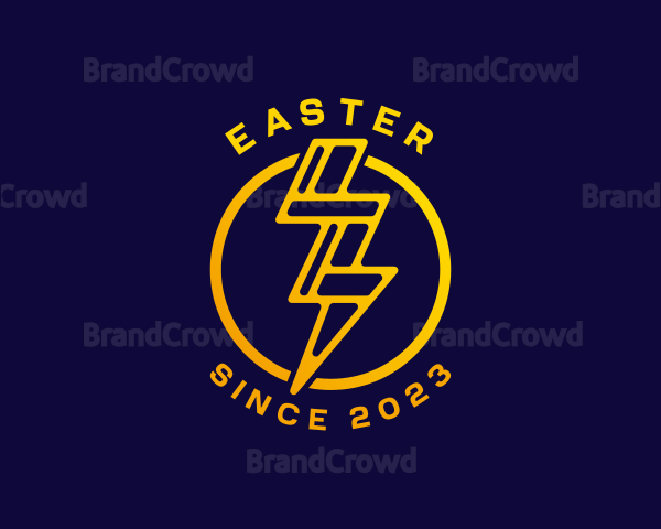 Fast Lightning Pattern Logo