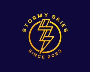 Fast Lightning Pattern logo design