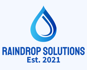 Drop - Blue Water Drop logo design