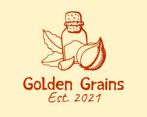 Grains - Onion Powder Bayleaf logo design