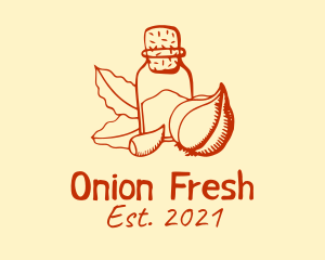 Onion - Onion Powder Bayleaf logo design