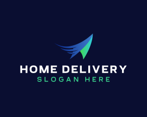 Flight Paper Plane logo design