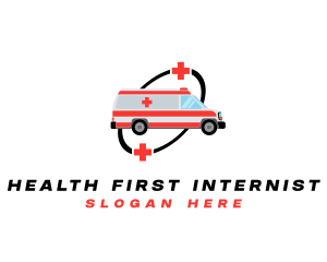 Medical Emergency Ambulance logo design