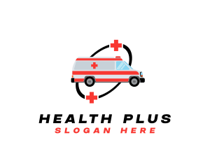 Medical Emergency Ambulance logo design