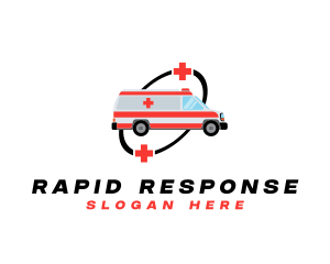 Paramedic - Medical Emergency Ambulance logo design