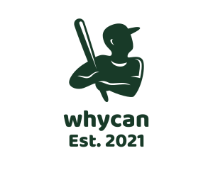 Catcher - Baseball Player Athlete logo design