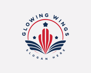 American Patriot Wings logo design