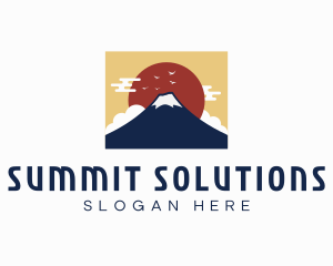 Mountain Peak Summit logo design